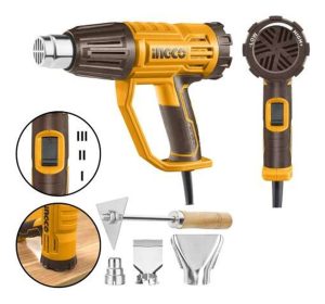 Pistola De Calor 2000w C Set De Boquillas Hg200047 Ingco
