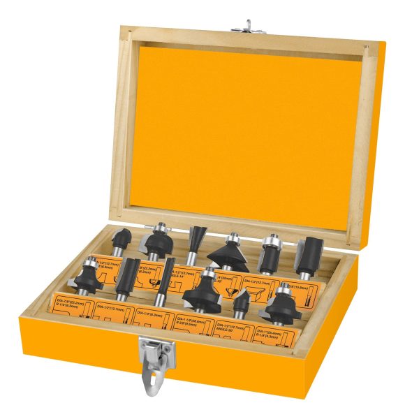 Kit 12 Fresas 6mm Ingco Akrt1201 * * - Imagen 2