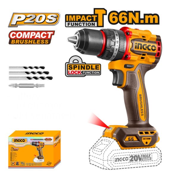 Kit Combo 9 Herramientas 20v Llave 850nm 2 Baterías Ingco Ub - Imagen 7