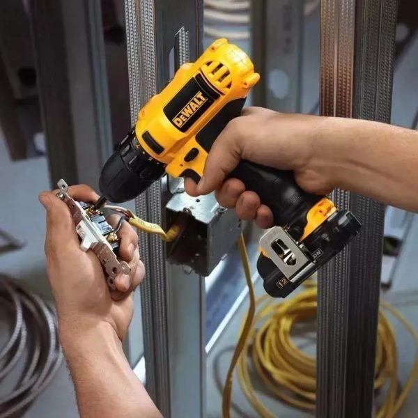 Taladro Atornillador 2 Baterias Ltio Ion 12v Dewalt Dcd700c2 - Imagen 2