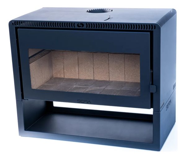 Calefactor Premium A Leña Grande 250m2 + Kit Sefia Toledo - Imagen 3