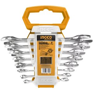 Juego 8 Llaves Doble Boca Ingco 6 A 22 Mm Hkspa2088