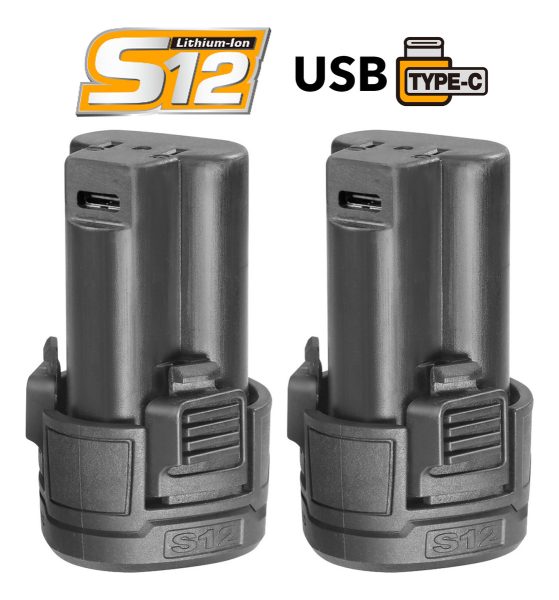 Taladro Atornillador Usb C Ingco Cdli12202 2 Baterías Maleta - Imagen 5