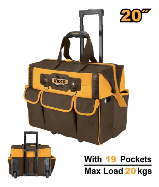 Bolso Valija Porta Herramientas 19 Bolsillos Ingco Hrrtb2015 - Imagen 2