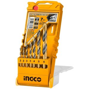 Set Juego Brocas Para Metal 7 Piezas Ingco Akd1075