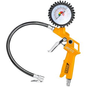 Inflador Con Manómetro Ingco Atg0601 Autos Motos Bicicletas