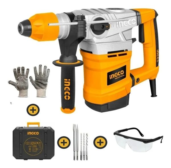 Rotomartillo Ingco Sds Plus 1800w 7 Joule Rh18008 Industrial - Imagen 2