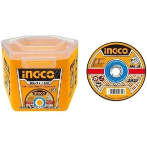 Lata X 50 Discos 4 1/2 X 1.2mm Corte Metal Ingco Super Selec