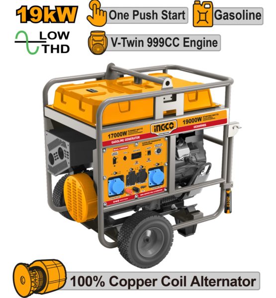 Generador Diesel 4,6kw 180 Cargador 12v Ingco - Imagen 8