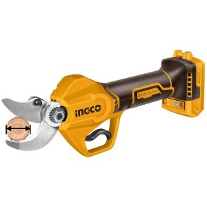 Tijera De Poda Inalámbrica Ingco 20v 20mm/30mm Sin Batería