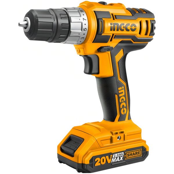 Atornillador 20v P20s Ingco Cdli200215 Color Amarillo