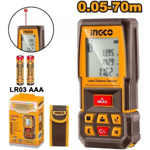 Medidor De Distancia Laser 70 Mts C/estuche Ingco Hldd0708