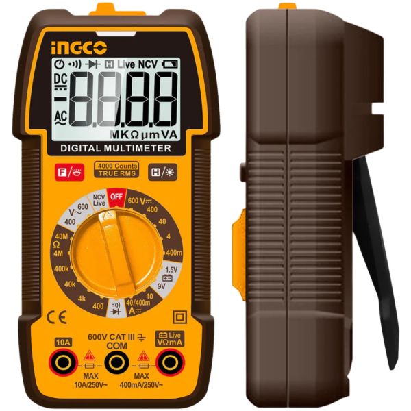 Tester Multimetro 600v Ac/dc Digital Ingco Dm36002