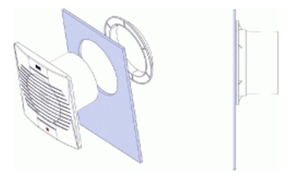 Extractor De Aire Para Baño 100 Mm Mutlusan G P Color Blanco - Imagen 4