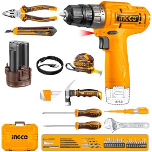 Kit Atornillador A Bateria Ingco + 89 Accesorios Hkthp10891
