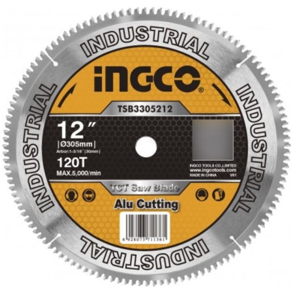 Disco De Sierra - Videa Tct Ingco 12pol 120 Dientes