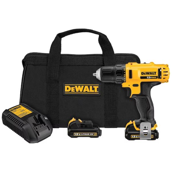 Taladro Atornillador Inalámbrico De 10mm Dewalt Dcd710 + Acc