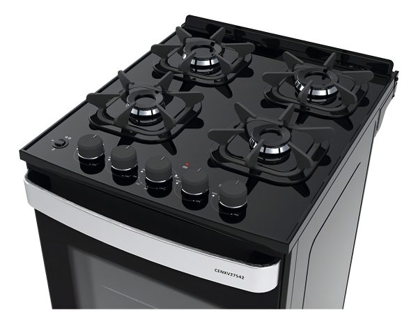 Cocina Enxuta A Gas 4h Grill Mesada Negra - Imagen 3
