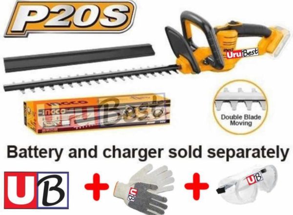 Corta Cerco 20v Sin Batería Ingco Chtli20018 - Imagen 2