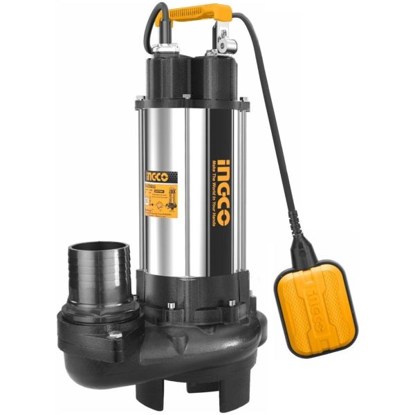 Bomba Pozo Negro C/tritur 2200w 3hp 13m Ingco Spdb22008