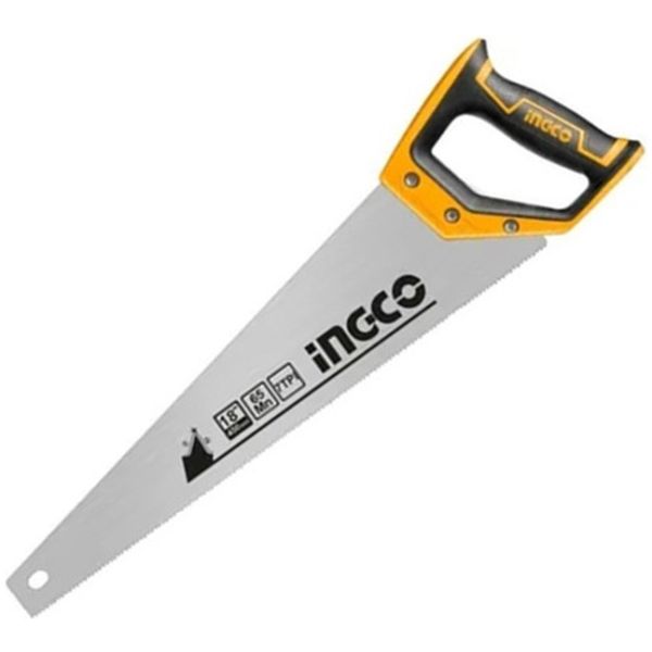 Serrucho Carpintero Con Mango De Fibra 18 Pulgadas Ingco