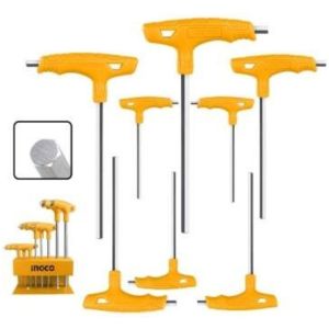Set X 8 Llave Allen Hex Con Mango Ingco Hhkt80818