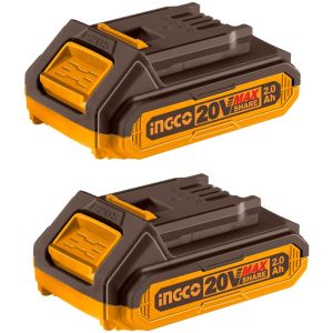 2 Baterias Litio 20v 1.5ah P20s Ingco Fbli200