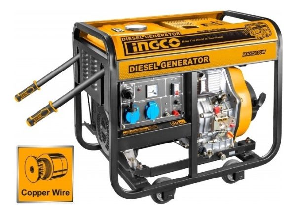 Generador Diesel 5.0kw Ingco Gde50001 * * - Imagen 3