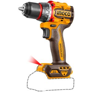 Taladro Atornillador Bateria Ingco 20v P20s 55nm +2 Puntas