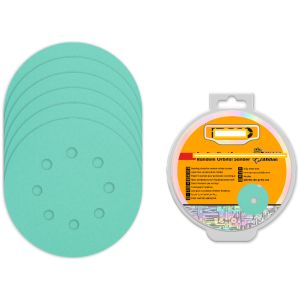 Set X 50 Lijas 5 125mm Para Lijadora Orbital Ingco Akrs1250
