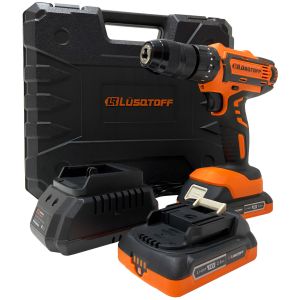 Lusqtoff Taladro Perc A Bat. 13mm C/2bat + Cargador Atl18-9b