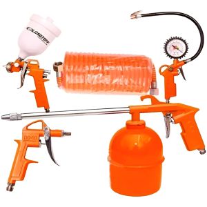 Juego Compresor Lüsqtoff Para Pintar - Kit 5 Piezas Color Ne
