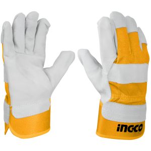 Guantes De Cuero Talle 10.5 Ingco Hgvc01