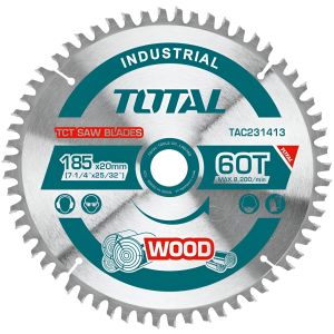 Disco Corte Madera Total, 71/4'' 185x20mm, 60 D - Circular