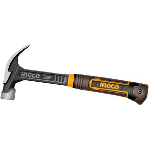 Martillo De Uña 450g Punta Imantada Mango Antichoque Ingco
