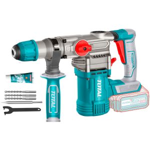 Rotomartillo Sin Carbones Total 20v 4.5j Sds Plus, A Batería