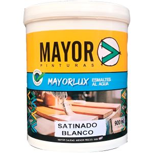 Esmalte Al Agua Mayorlux Semimate Al H2o Mayor 0.9lt