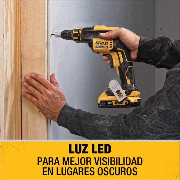 Atornillador Dewalt Dcf620b Para Placa De Yeso 20v Max - Imagen 2