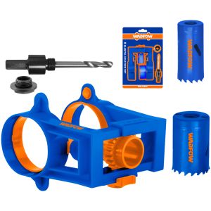 Set 4pcs Sierras Para Instalacion Cerraduras Wadfow Wkj2404