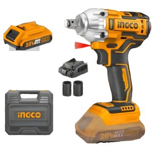 Llave De Impacto 1/2 PuLG Bateria 20v Ingco Ciwli2038