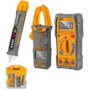 Set Tester Pinza Amperaje Y Detector Volt - Ingco
