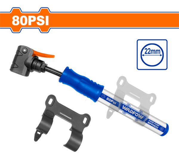 Mini Inflador De Mano 80psi Wadfow Wpp0e02 - Imagen 2