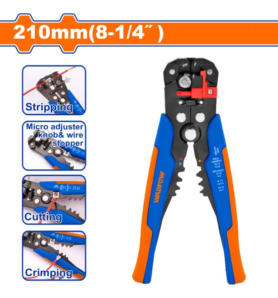 Pinza Pelacables Automatica 3 En 1 Wadfow Wbq4601 - Imagen 2