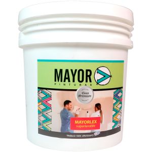 Pintura Mayorlex Superlavable Mate Mayor 4lt