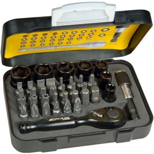 Juego De 39 Piezas Puntas Tubos Y Llave Crique Stanley 13906
