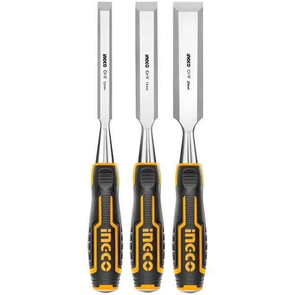 Juego De 3 Piezas De Cinceles Formones Ingco Hktwcs301