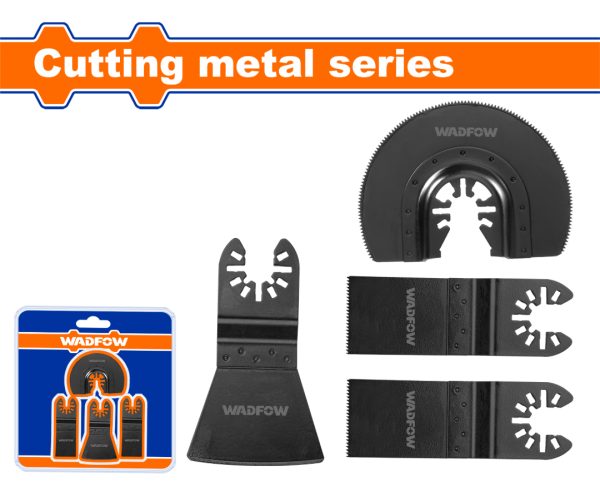 Set X 4 Sierras Para Corte Metal Maquina Multifuncion Wadfow - Imagen 2
