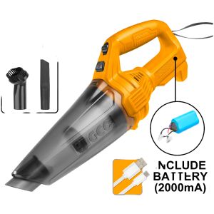 Aspiradora A Bateria C/cable Cargador Tipo C 0.5 Lts Ingco