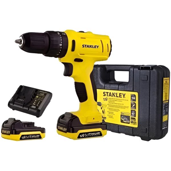 Taladro Atornillador Inalámbrico Percutor Stanley Sch121s2k