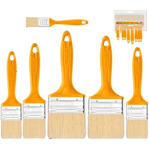 Set X12 Pinceles Mango Plástico Ingco Chptb78601201